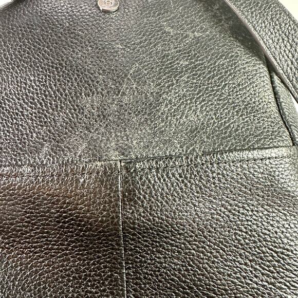 Aimee Kestenberg Tamitha Backpack Black Soft Pebbled Leather Silver Hardware - Picture 6 of 12